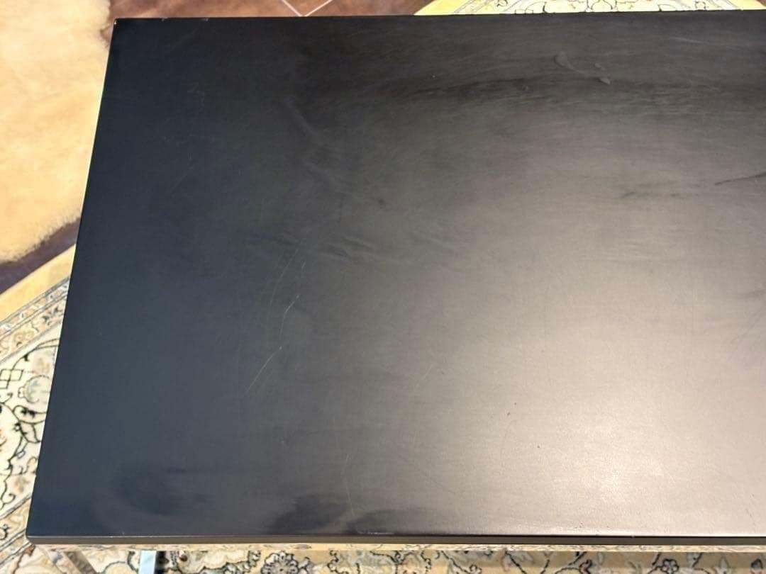 ローテーブル センターテーブル フラットローテーブル ブラック モダン SG