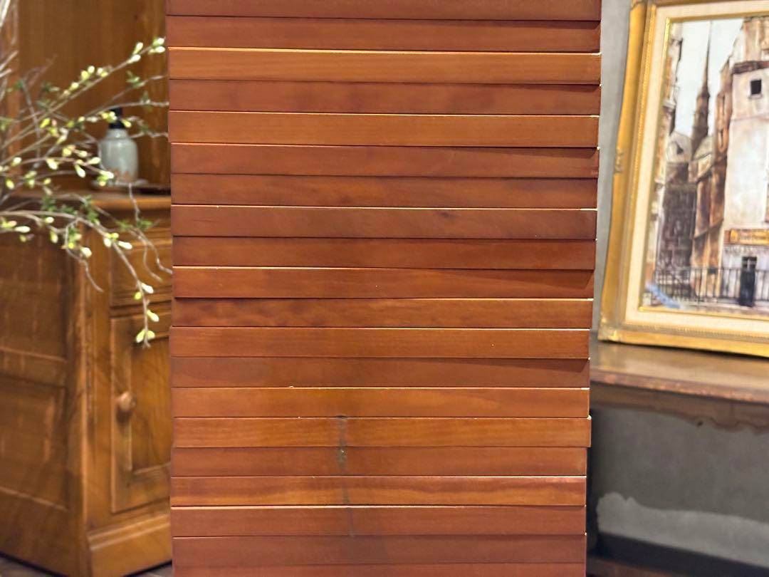 ② Jonny B 回転式CDラック　コレクションケース　ウォールナット　RZ