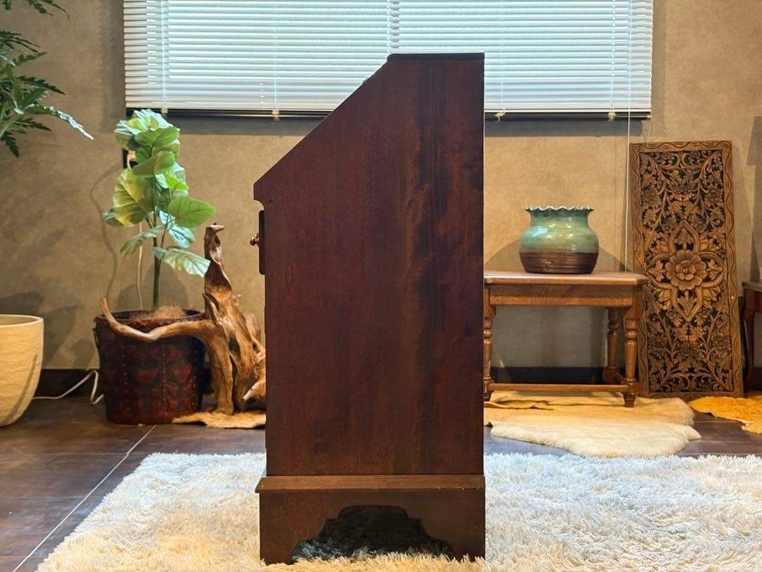 希少　松本民芸　ライティングビューロー　ライティングデスク ビンテージ　SH