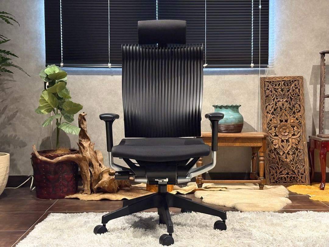 ITOKI イトーキ　スピーナチェア　デスクチェア　デスクソファ　ブラック