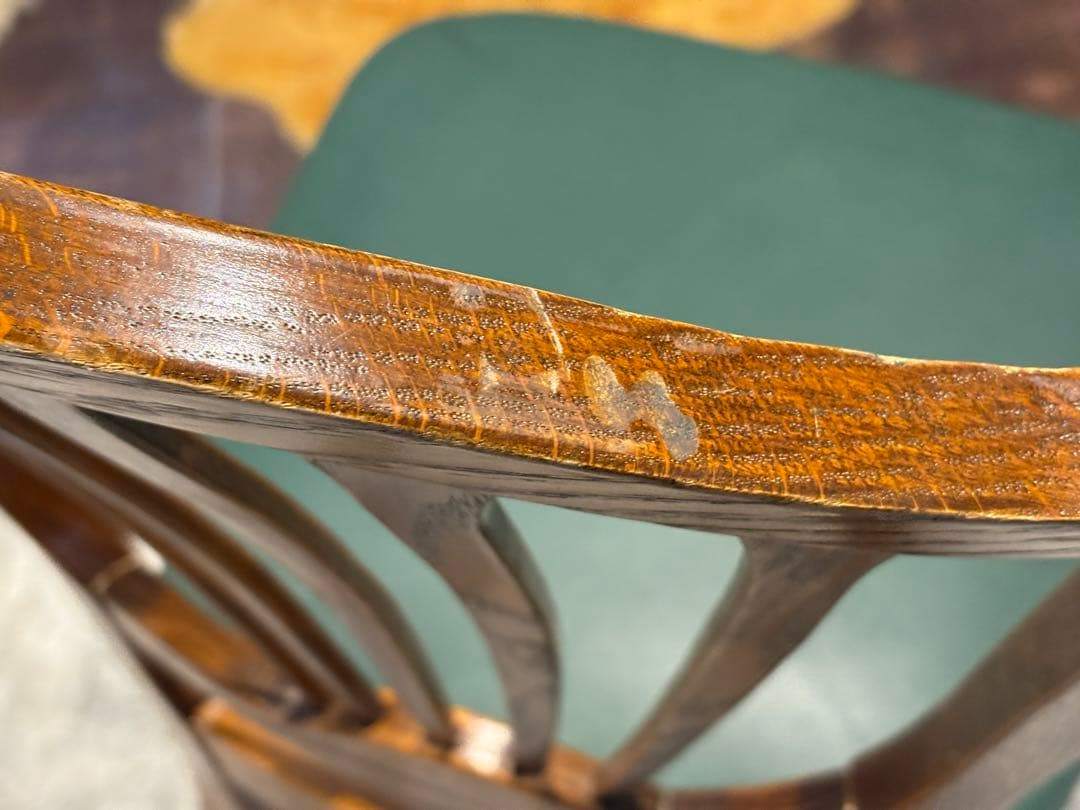 台湾製 オーク材 ダイニングチェア リビングチェア 食卓椅子 合皮レザー nZ