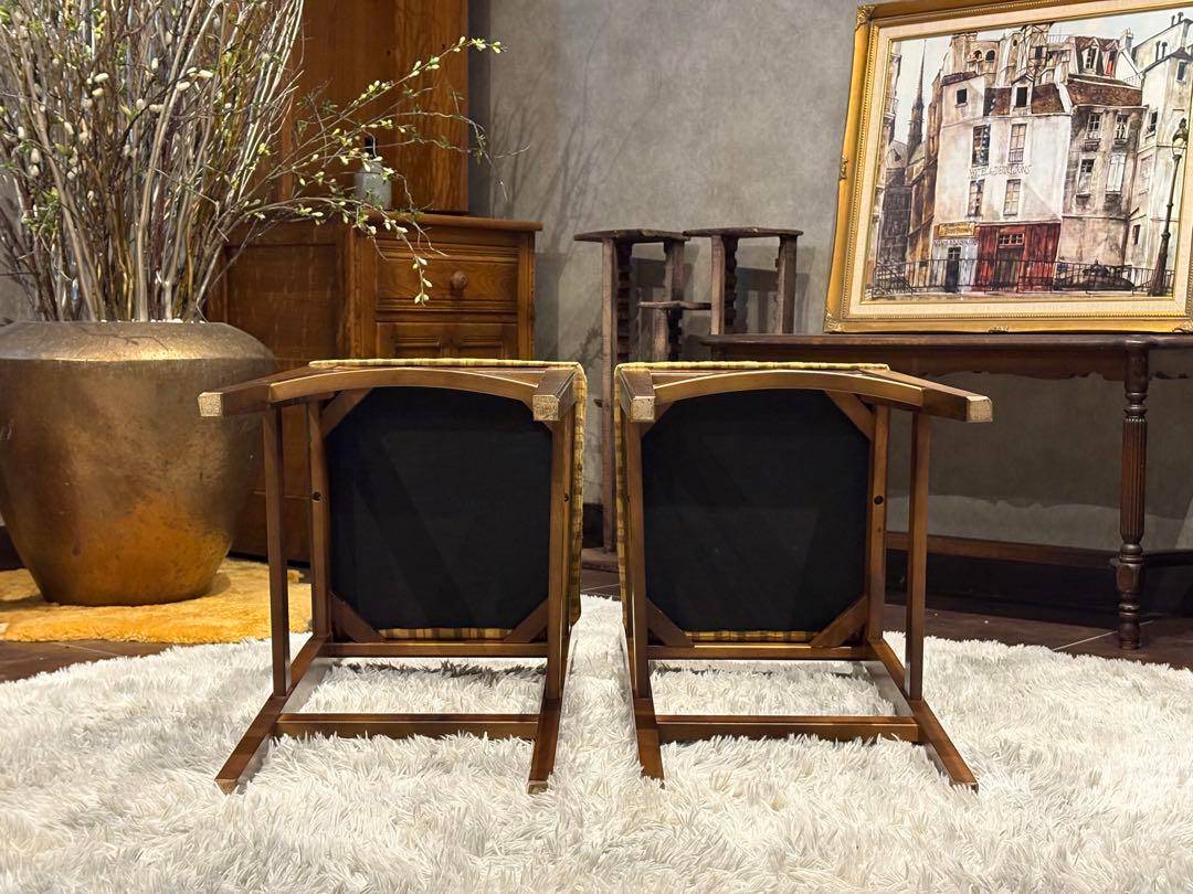 karimoku カリモク　カウンターチェア　ハイチェア　アンティーク　IZ