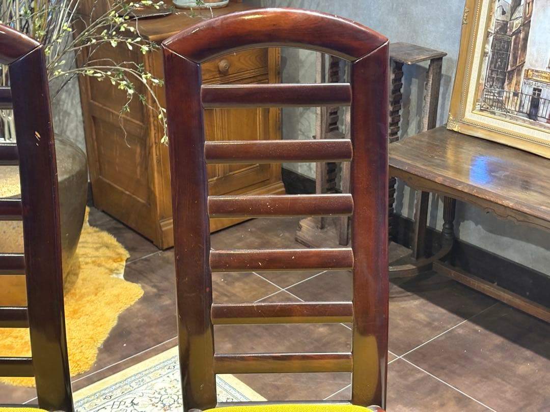 ①karimoku カリモク ダイニングチェア ハイバック リメイクIR