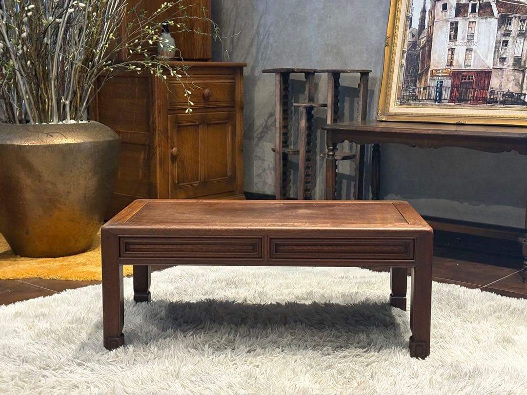 ローテーブル　センターテーブル　無垢材　ヴィンテージ　アンティーク　IZ