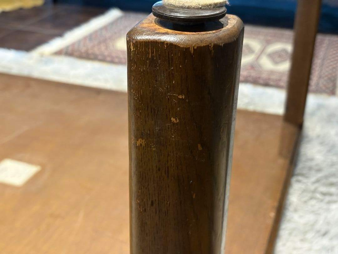 飛騨産業 キツツキ スクエアテーブル ダイニングテーブル アンティーク nG