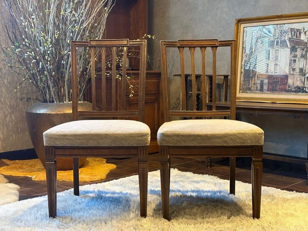 domani ドマーニ ダイニングチェア リビングチェア アンティーク nZ