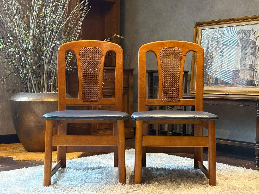 karimoku カリモク ダイニングチェア リビングチェア ビンテージ nZ