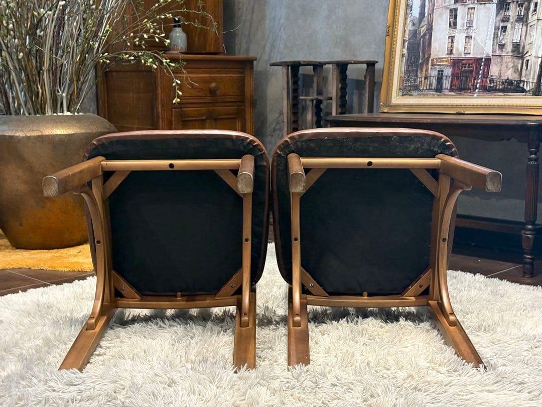 karimoku カリモク ダイニングチェア リビングチェア アンティーク nZ