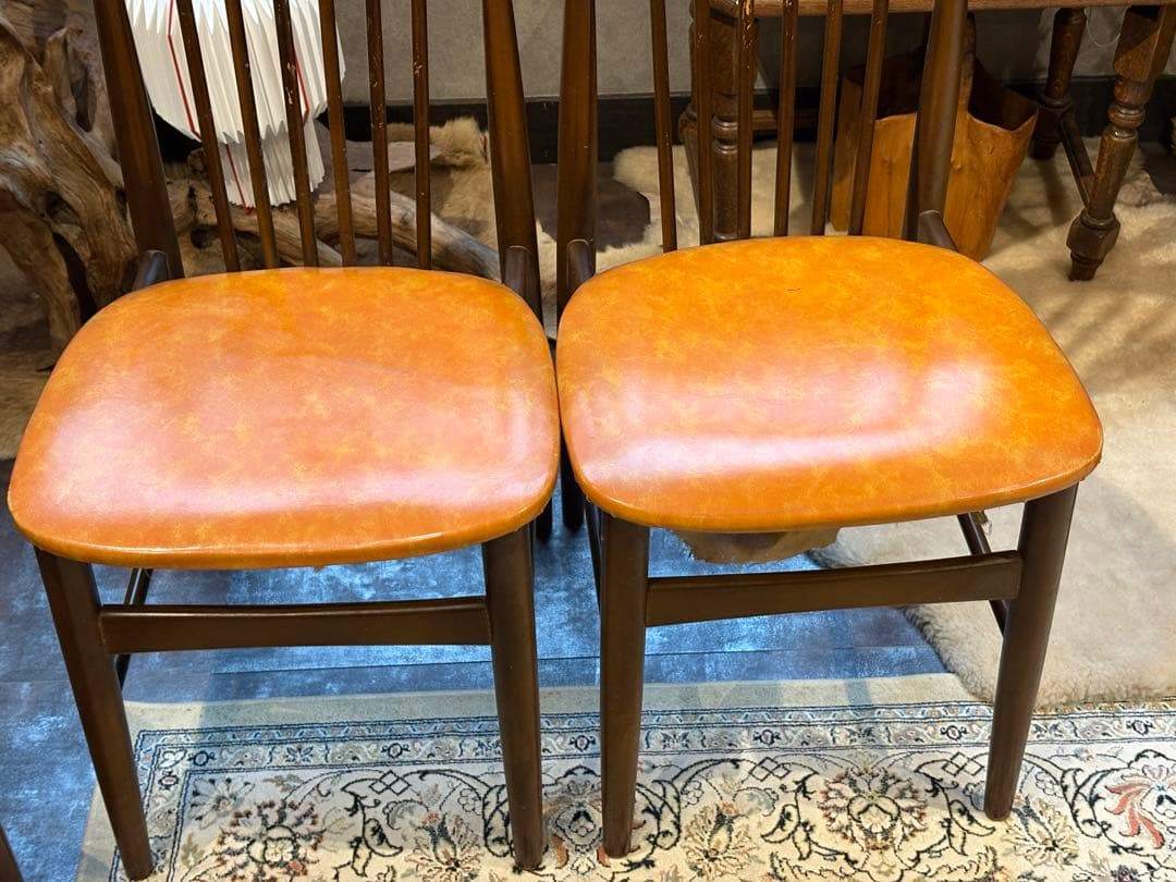 IF アイエフの家具　スポークチェア　レトロ　ヴィンテージ　ビンテージ　IZ