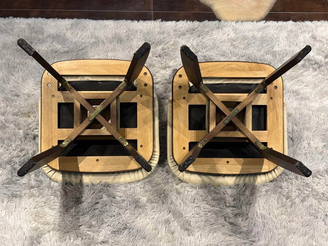 ダイニングセット　回転チェア　スクエアテーブル　省スペース　ニトリ　北欧　YH