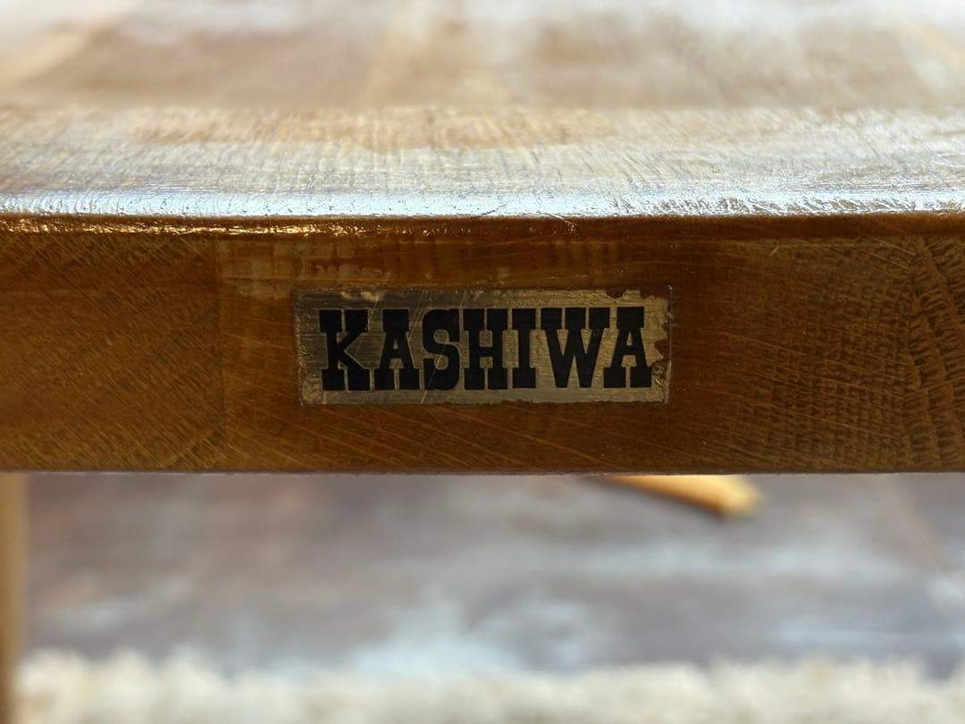 ナラ材　楢材　剥離家具　ストリップド家具　柏木工　アームチェア　ラタン　NZ