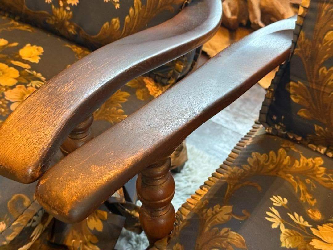 HIDA 飛騨産業　キツツキマーク　アームソファ　2脚セット　肘付き椅子 IY