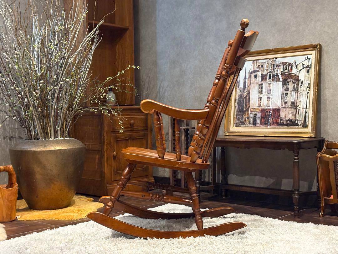 不二貿易　ロッキングチェア　アンティーク　ヴィンテージ　ビンテージ　SZ