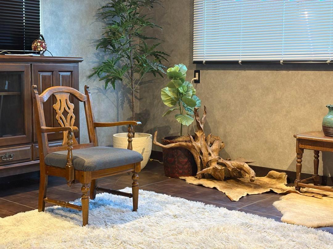 リメイク品　Brugge 三越ブルージュ　アームチェア　肘付き椅子 ny