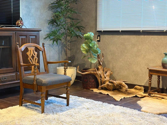 リメイク品　Brugge 三越ブルージュ　アームチェア　肘付き椅子 ny