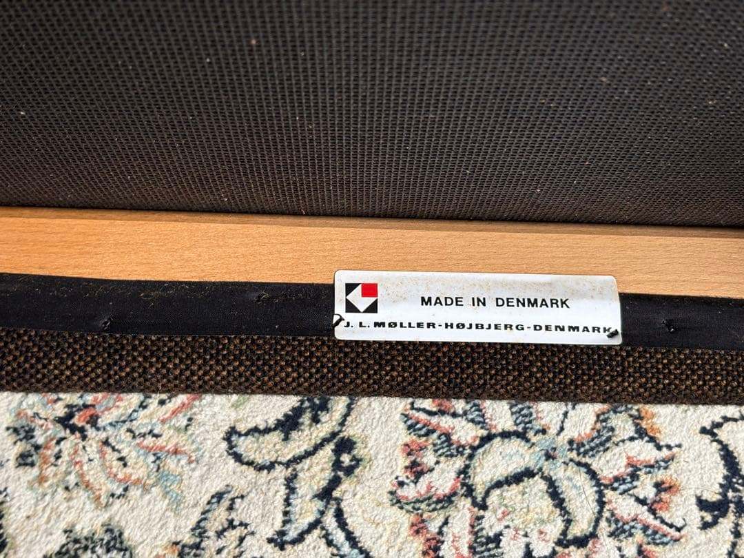 ⑥J.L. Møllers JLモラー　北欧ヴィンテージチェア　チーク材　NZ