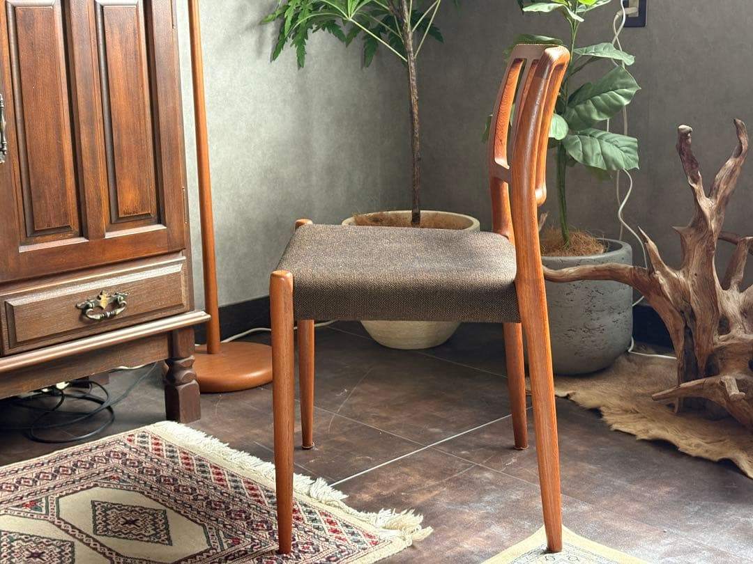 ③J.L. Møllers JLモラー　北欧ヴィンテージチェア　チーク材　NZ