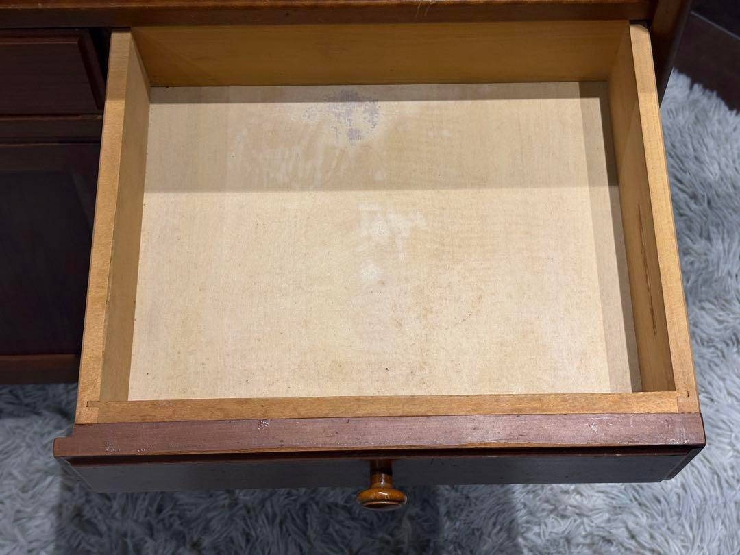 karimoku カリモク　キャビネット　電話台　収納　引き出し　ビンテージ