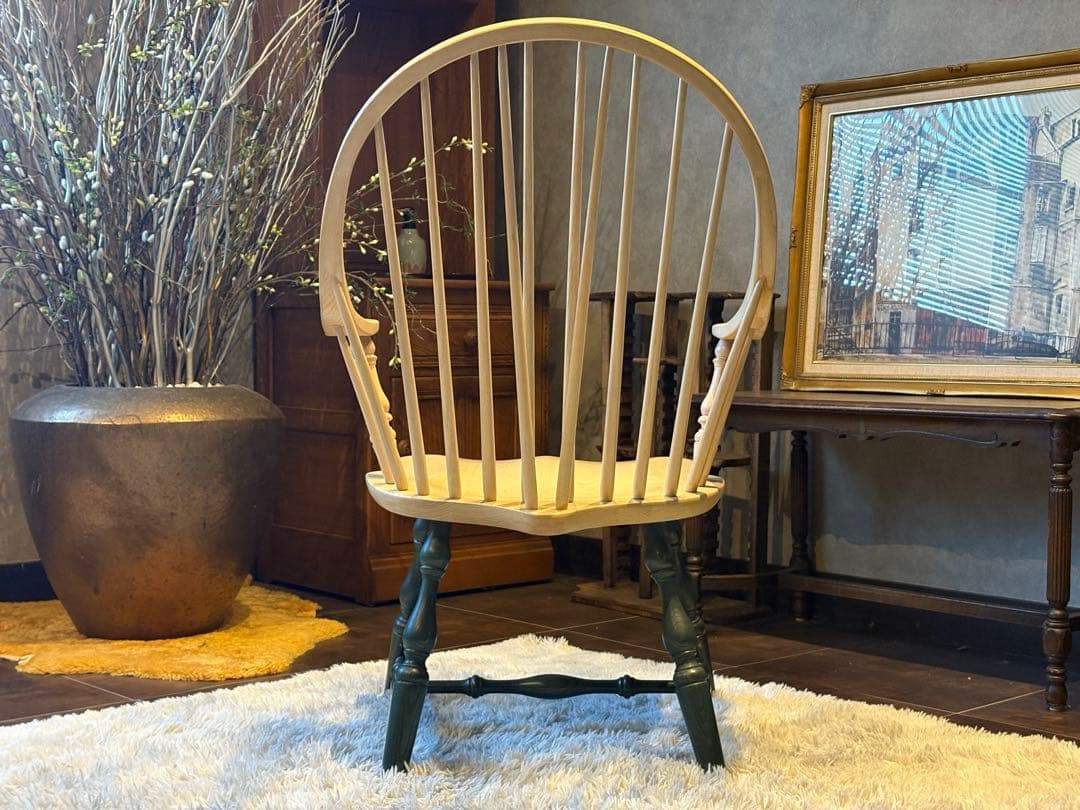 US製　フープバックチェア　ウィンザーチェア アンティーク ビンテージ SZ