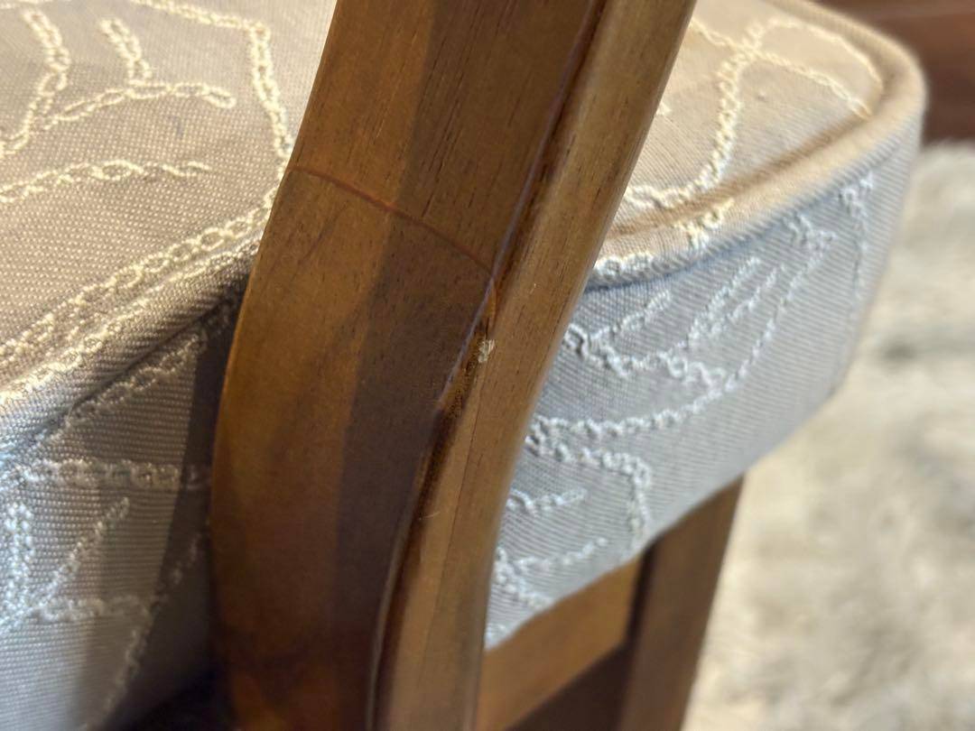 ②カリモク　karimoku アームチェア　アンティーク　ヴィンテージ