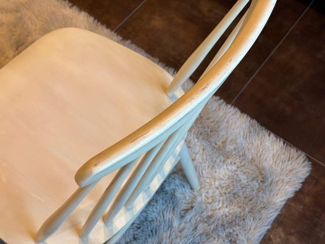 ②太平 ウィンザーチェア　ホワイト　ゴールドスミスチェア　2脚セット　IZ