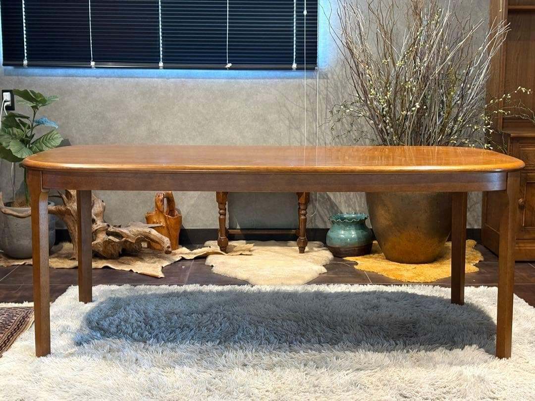 shirakawa 白川木工 飛騨家具 ダイニングテーブル アンティーク R