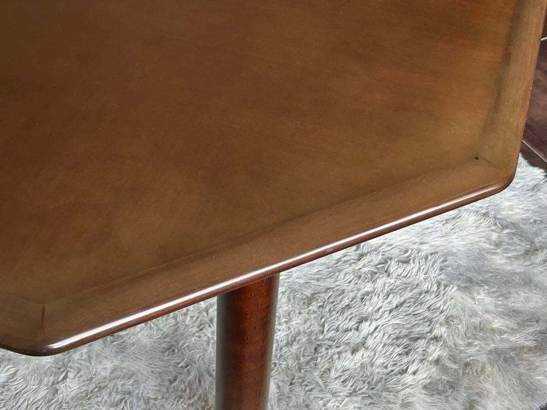 希少品　FUJI FUNITURE フジファニチア　レトロ　八角形テーブル