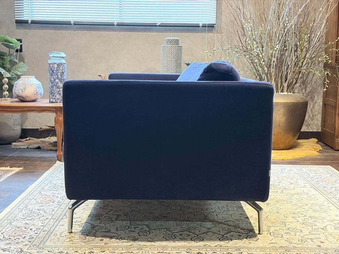 BoConcept　ブルー　2人用　ソファ　ファブリック　モダン　IGZ