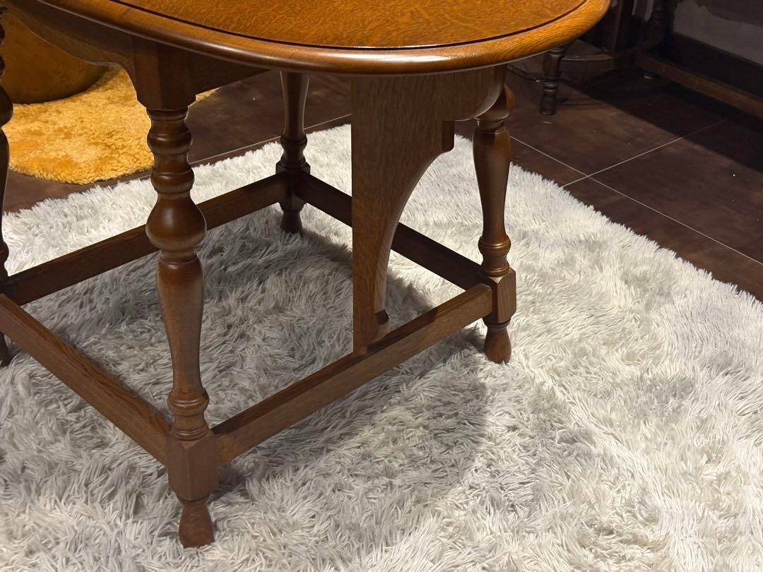 希少　ホビンレッグ　サイドテーブル　ローテーブル　アンティーク　クラシック