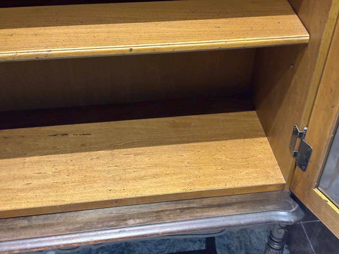 karimoku カリモク　食器棚　ディスプレイ　ガラスケース レトロ　IZ