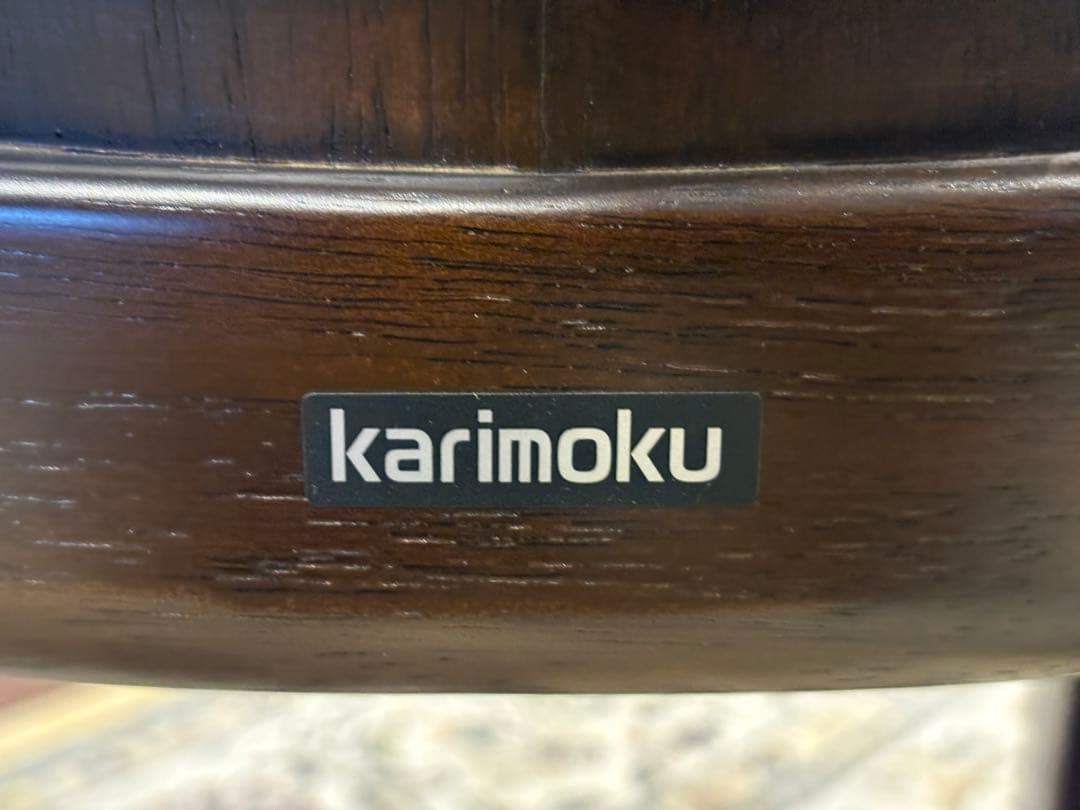 ②karimoku カリモク ダイニングチェア リビングチェア 合皮レザー YN