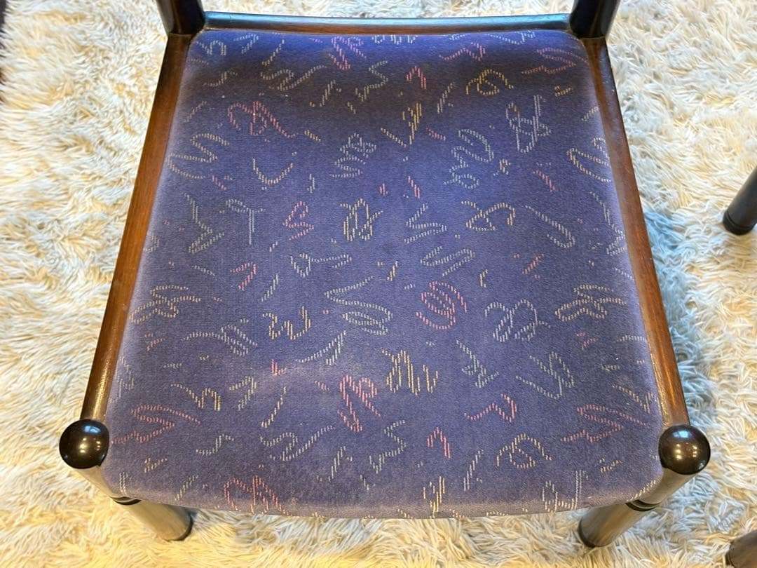 希少　ナガノインテリア　アンティーク　ヴィンテージ　レトロ　チェア　SR