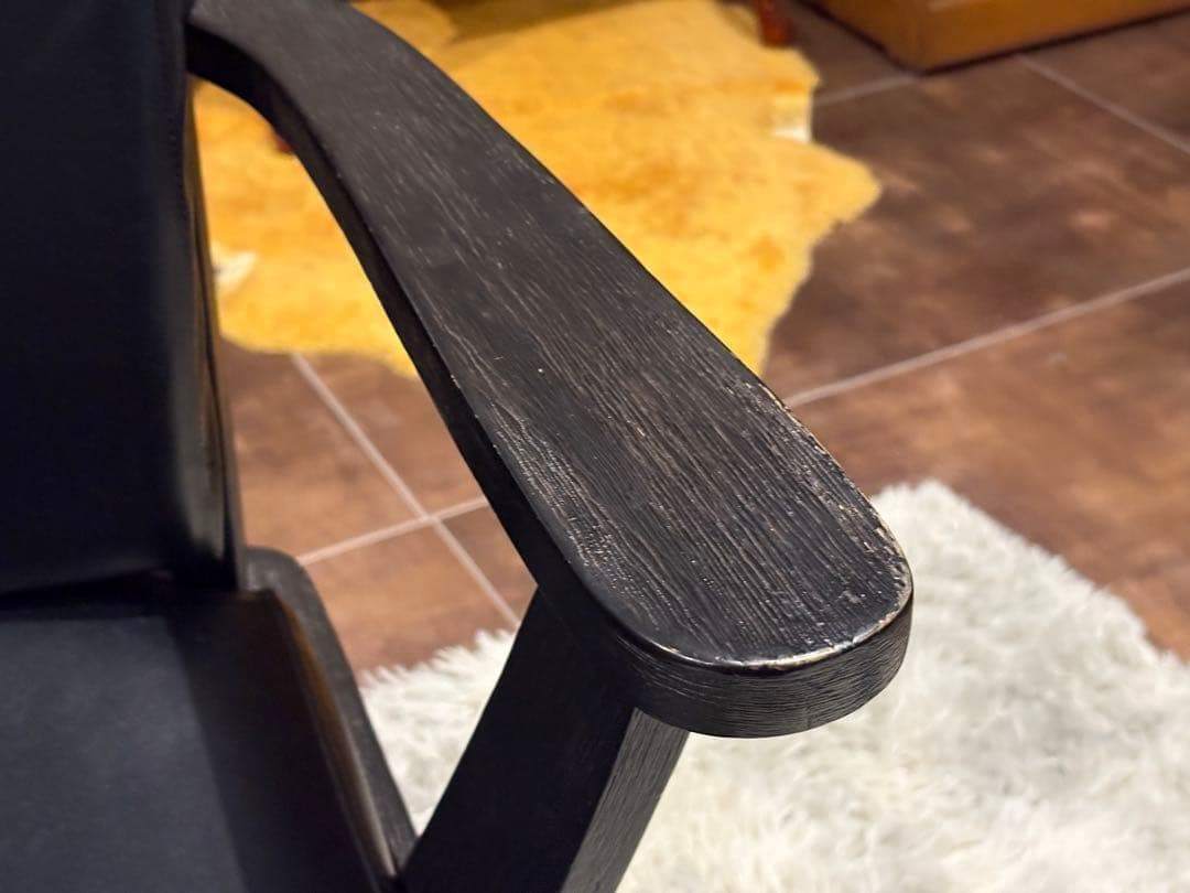 ダイニングチェア　回転式チェア　アームチェア　椅子　リビングチェア　Sn