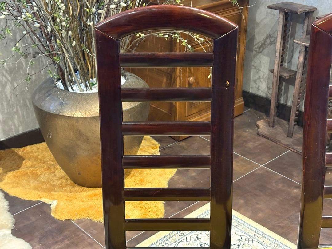 ①karimoku カリモク ダイニングチェア ハイバック リメイクIR