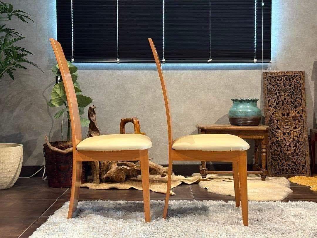 美品　高級家具　チェア　シンプル　モダン　PAKSNWI ハイバックチェア　YZ