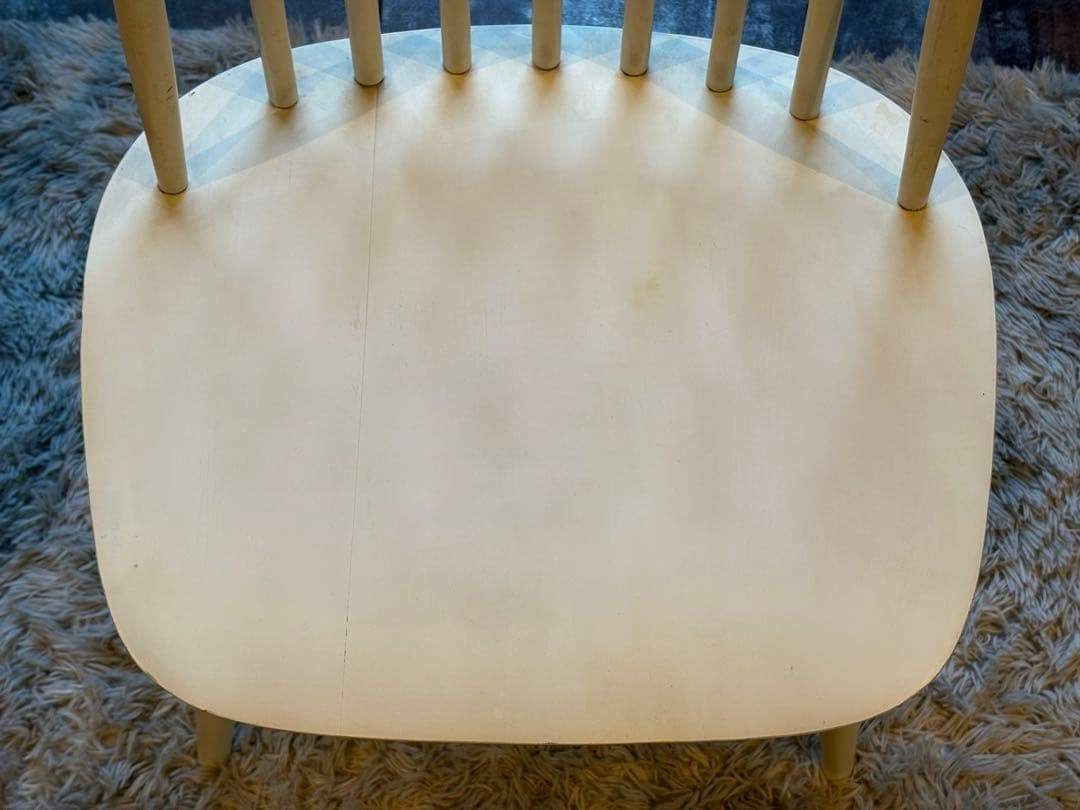 ①太平 ウィンザーチェア　ホワイト　ゴールドスミスチェア　2脚セット　IZ