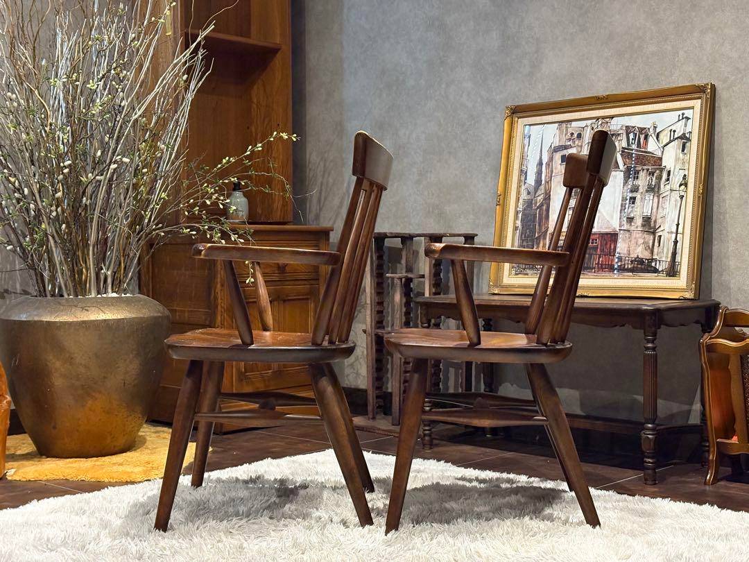 KASHIWA 柏木工　ウィンザーチェア　アームチェア　アンティーク　SY