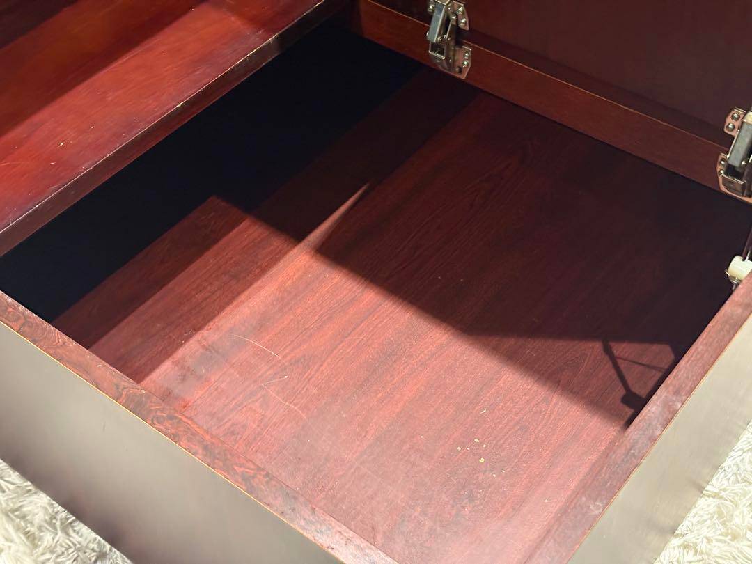 karimoku カリモク　コーナーテーブル　収納　ローズウッド　アンティーク