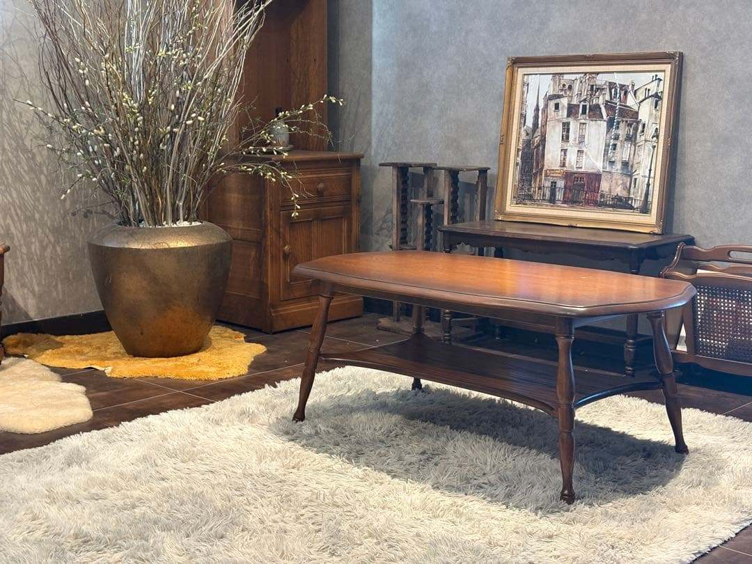 希少　KOSUGA コスガ ローテーブル センターテーブル アンティーク nZ