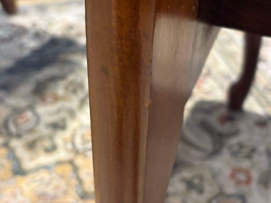 ①光製作所 ダイニングチェア リビングチェア 猫脚 アンティーク ビンテージ R