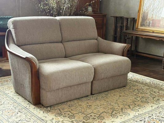 ① 希少　グレーファブリック　セパレートソファ　ビンテージソファ　nZ