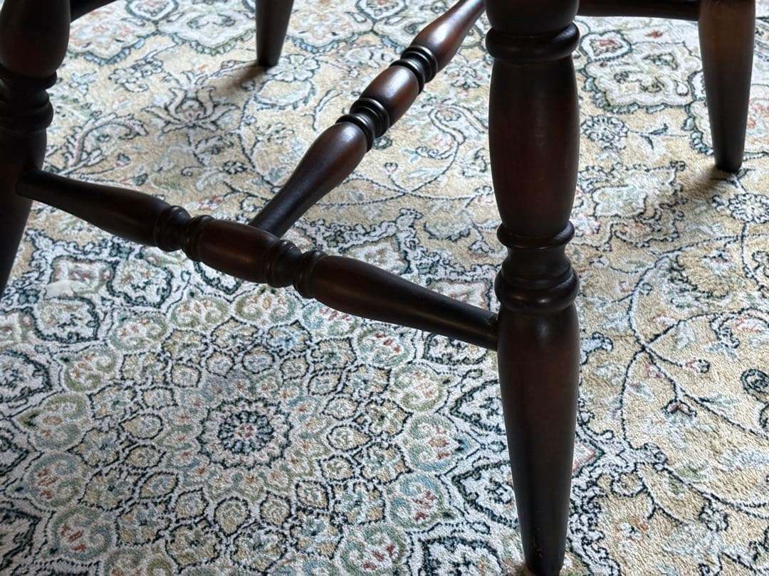 飛騨産業　キツツキマーク　アームチェア　スポークチェア　レトロ　ヴィンテージ