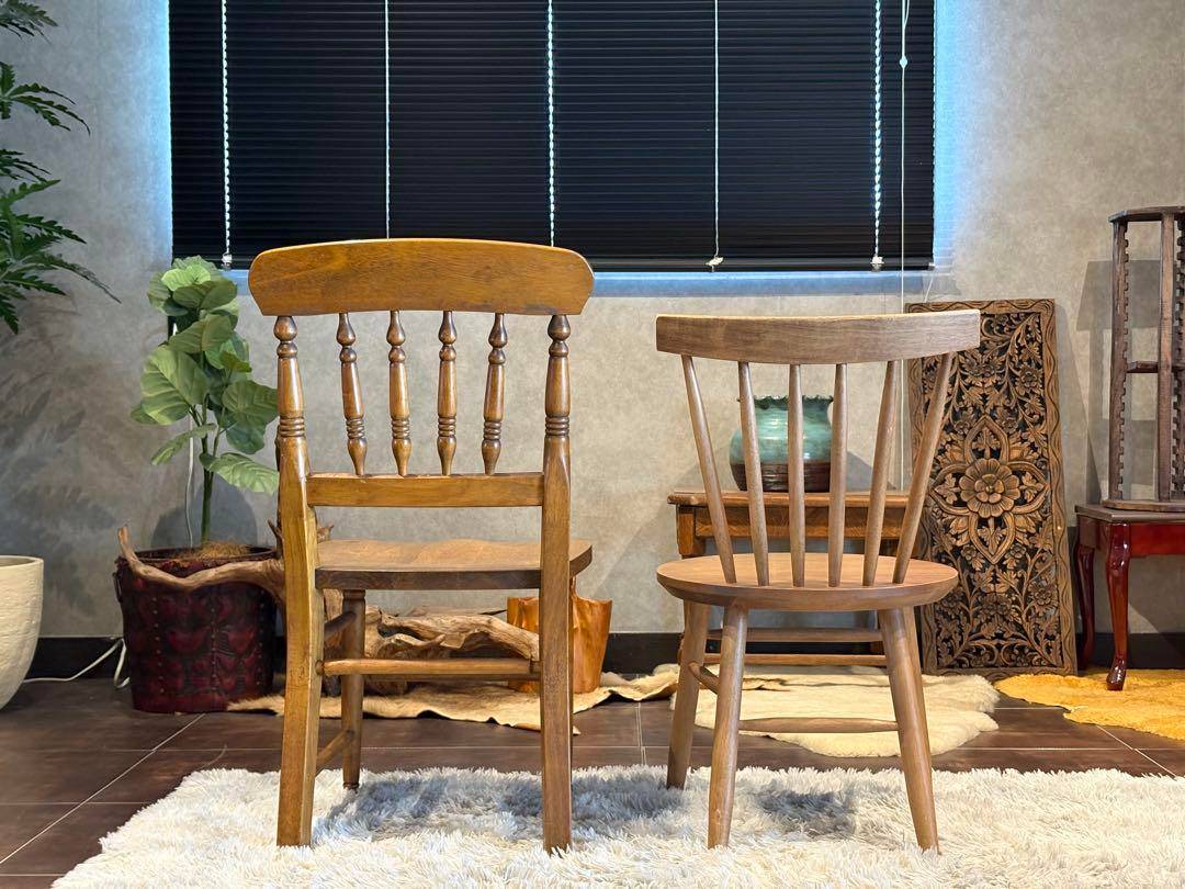 ウィンザーチェア　椅子　アンティーク　ヴィンテージ　ビンテージ　イタリア