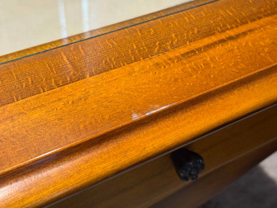 希少　センターテーブル　ローテーブル　スクエアテーブル　ろくろ　クラシック GZ