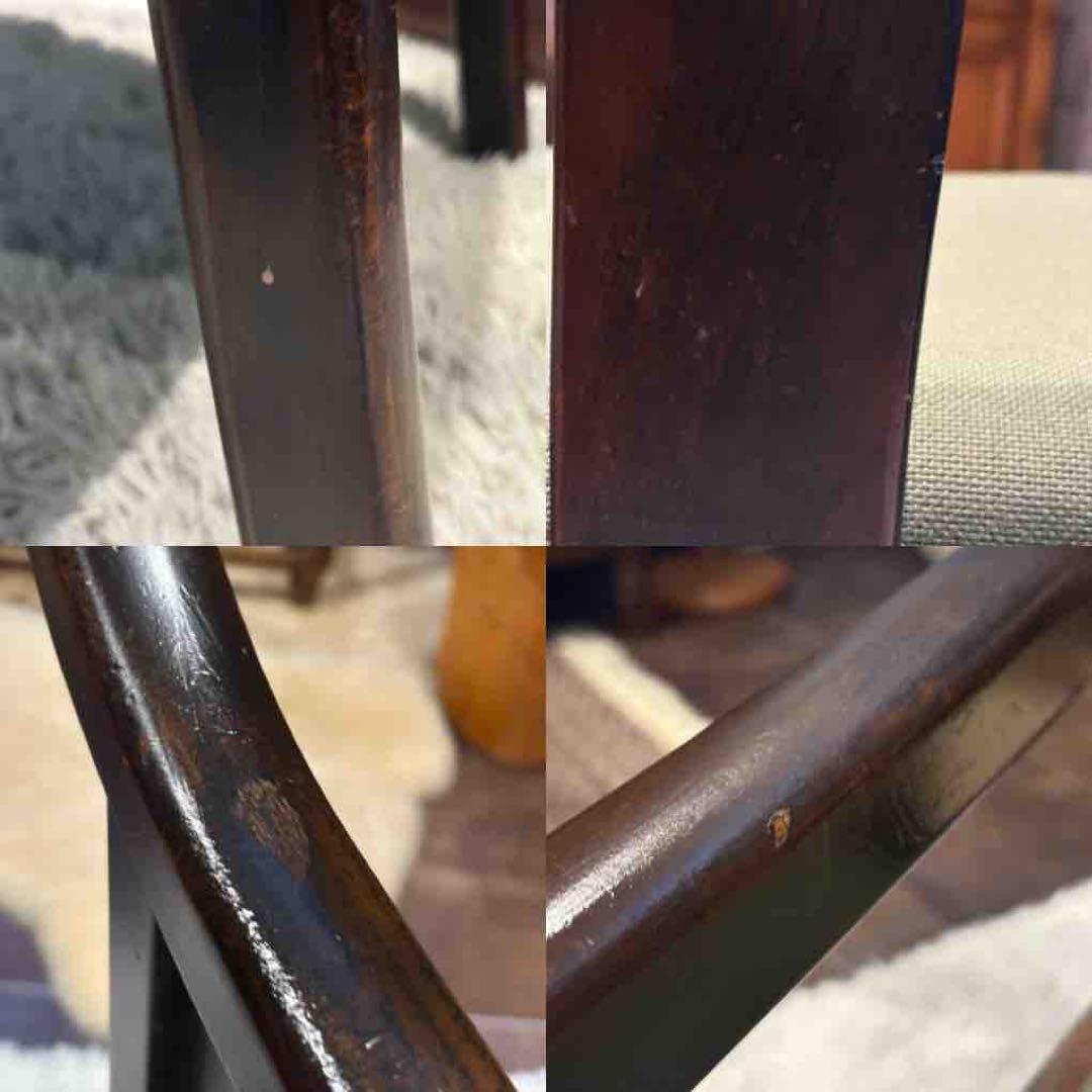 ②karimoku カリモク　アームチェア　ダイニングチェア　ビンテージ　IZ