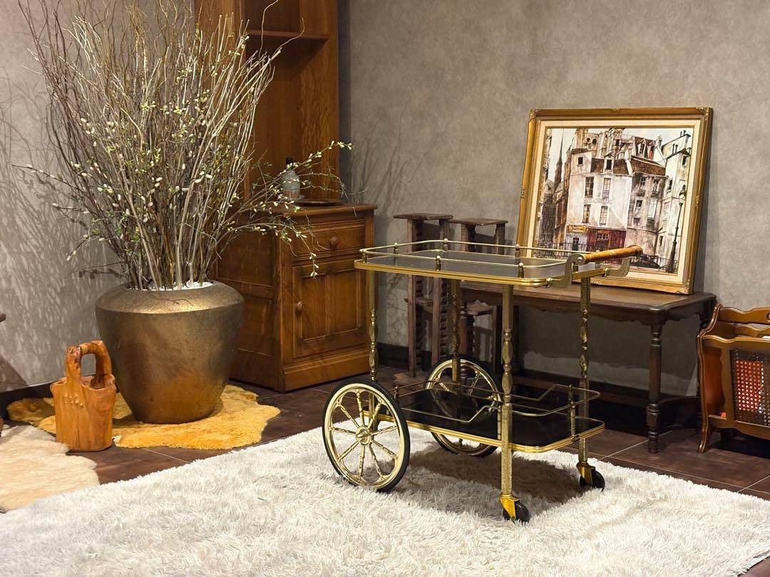 hikari 光製作所　キッチンワゴン　ワゴン　アンティーク　ヴィンテージ　SZ