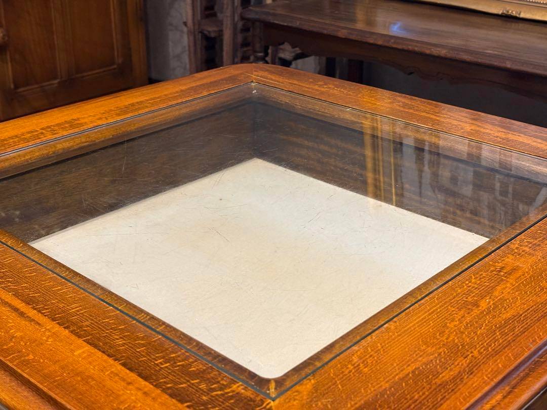 希少　センターテーブル　ローテーブル　スクエアテーブル　ろくろ　クラシック GZ