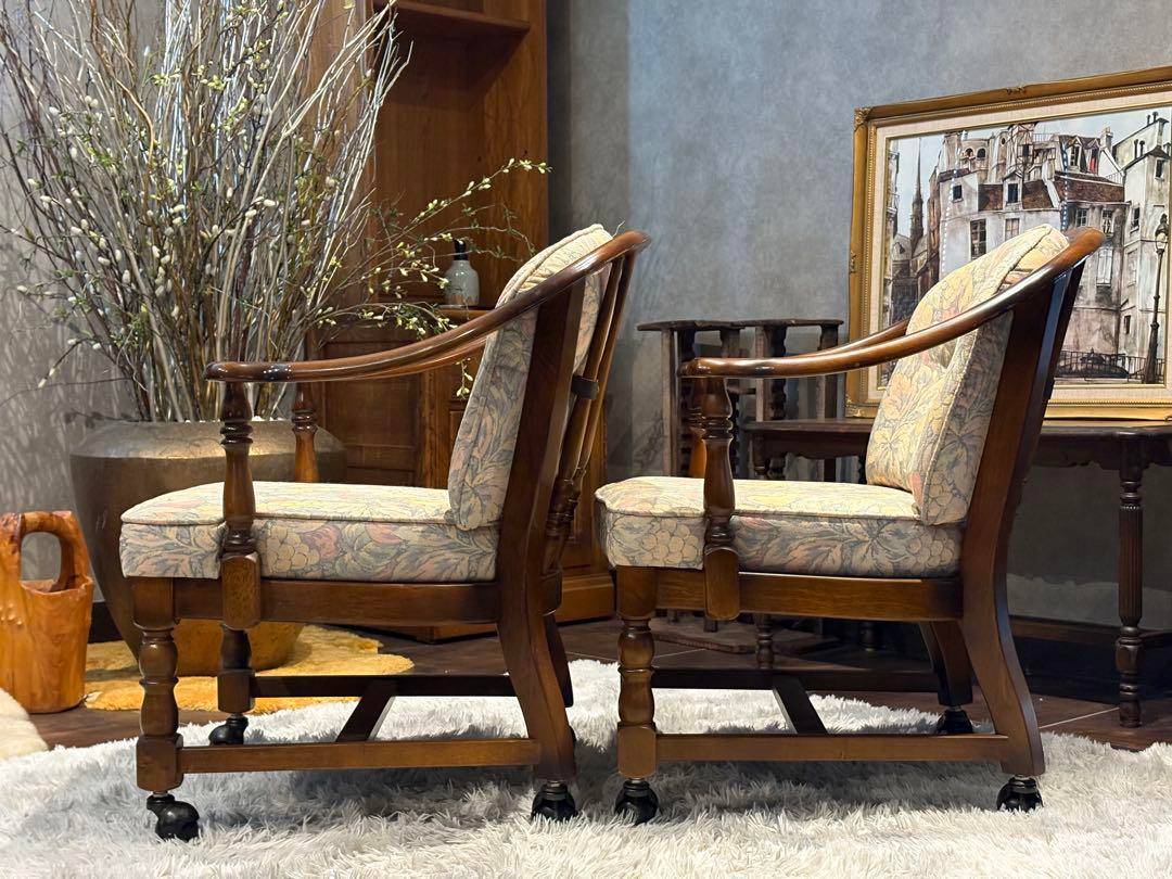 c.c カリモク アームチェア② カリモク karimoku カリモク家具 Kチェア 2人掛け 2P 2シーター