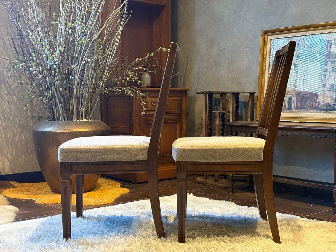 domani ドマーニ ダイニングチェア リビングチェア アンティーク nZ