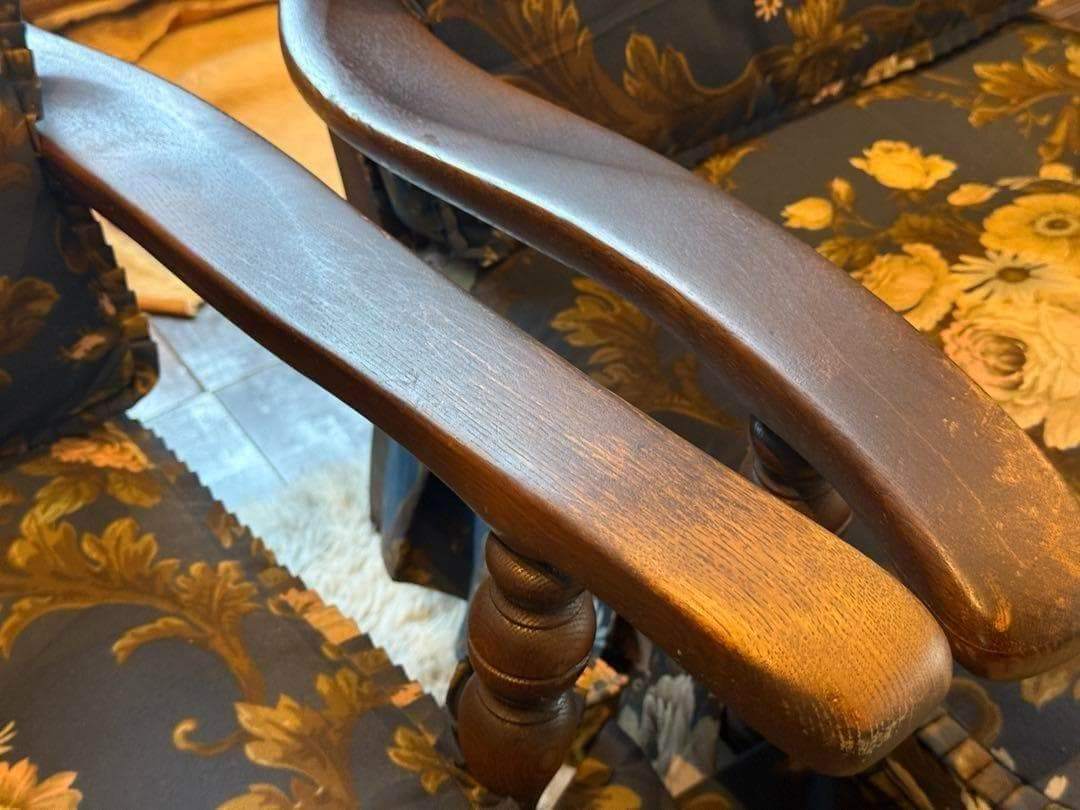 HIDA 飛騨産業　キツツキマーク　アームソファ　2脚セット　肘付き椅子 IY